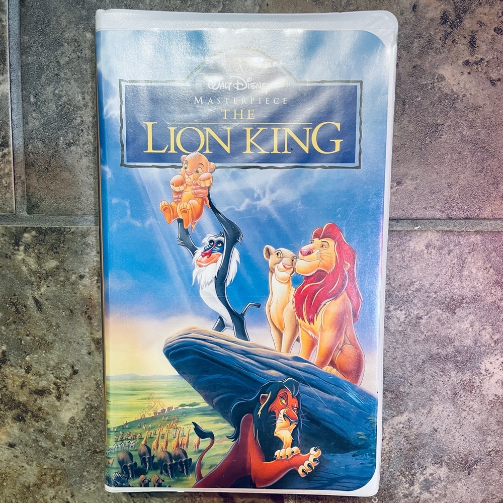 1994 Lion King Masterpiece Collection Original VHS Tape and Case -1994 Release